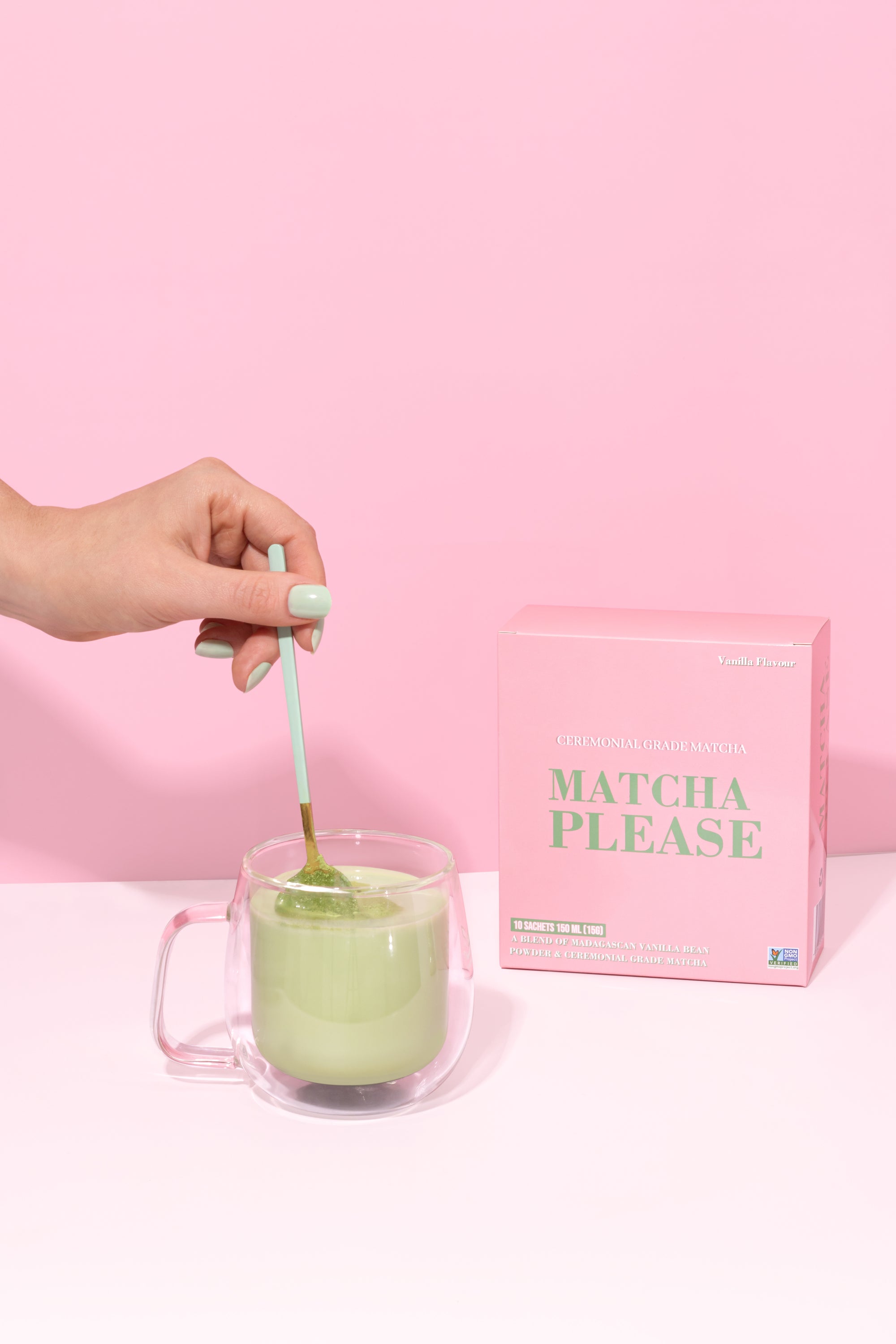 Matcha Collagen Latte - Matcha with Marine Collagen - Coconut Flavour - 10 Sachets / 150g